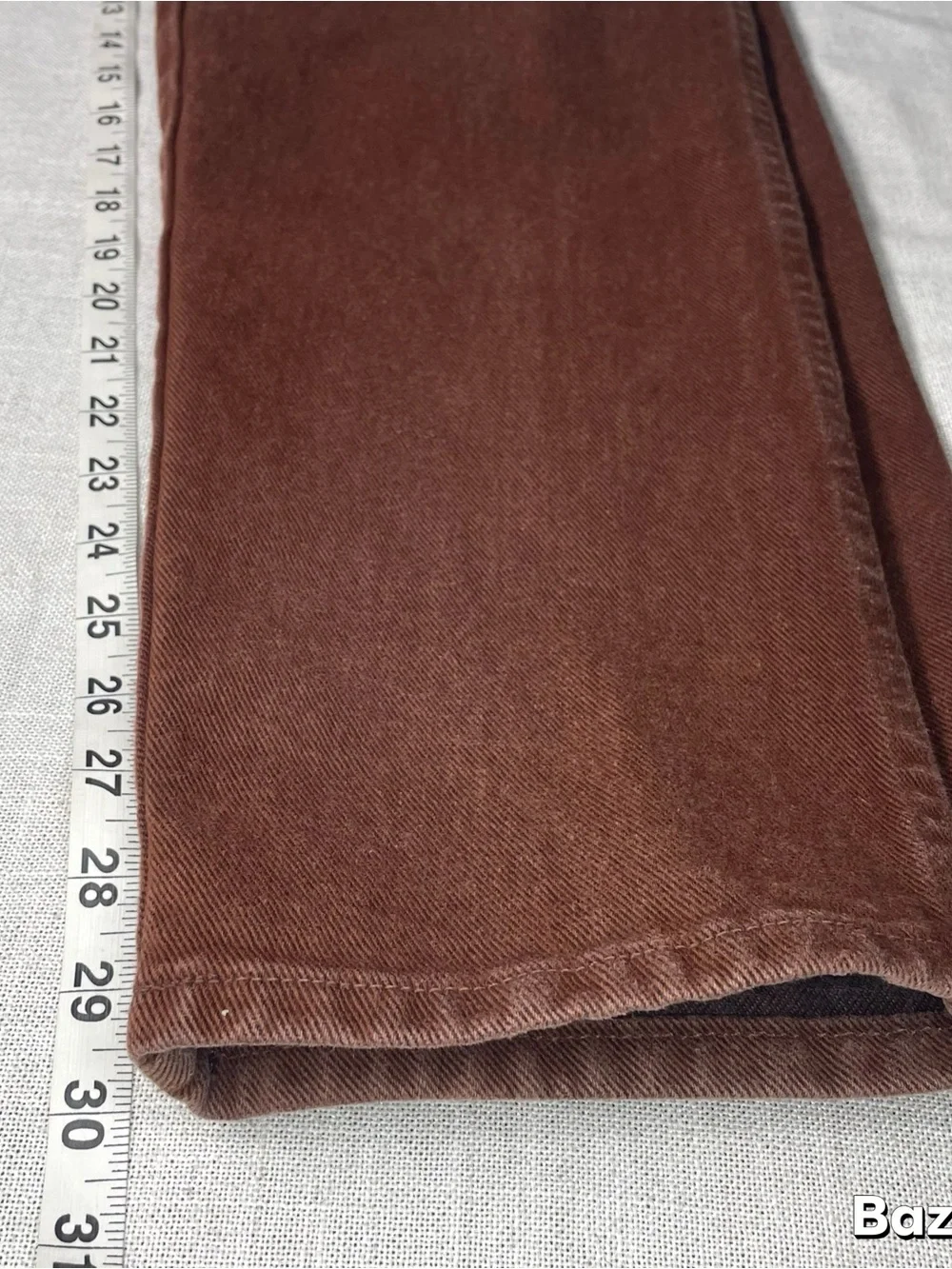 Vintage Wrangler Women’s Cowboy Cut Rust Colored High Waisted Western Jeans - Picture 9 of 13